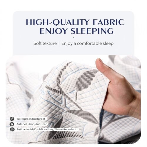 Antioxidant Negative Ion Mattress Fabric - Eco-Conscious Knitted Textile for Hotels, Pet Beds