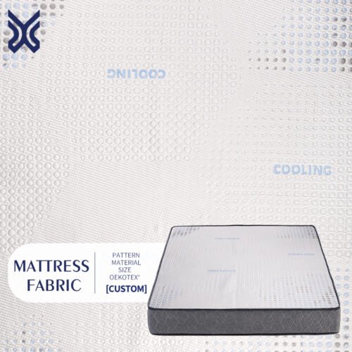 Instant Cool Feeling Ice Silk Fabric - High Elasticity, Breathable, Skin-Friendly for Summer Mattress/ Pillowcase