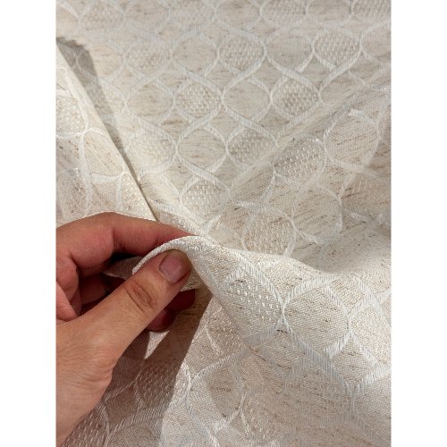 Woven Linen Blend Mattress Fabric for Thermoregulation Moisture Management
