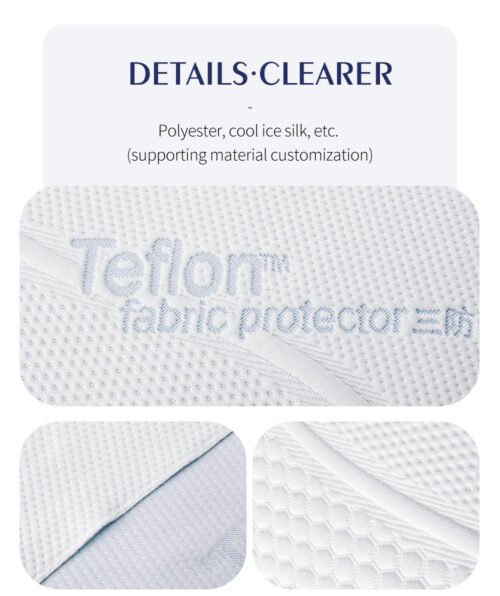 Knitted Mattress Fabric Anti-Mite Antibacterial Stain Resistant Textile for Home Bedding