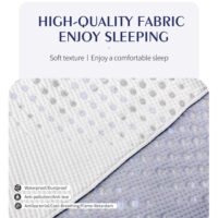 Instant Cool Feeling Ice Silk Fabric - High Elasticity, Breathable, Skin-Friendly for Summer Mattress/ Pillowcase