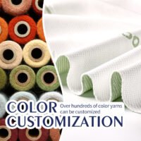 Bamboo Fiber Knitted Fabric - Natural Antibacterial, Moisture-Wicking & Eco-Friendly Textile for Hotel Bedding and Pet Mats